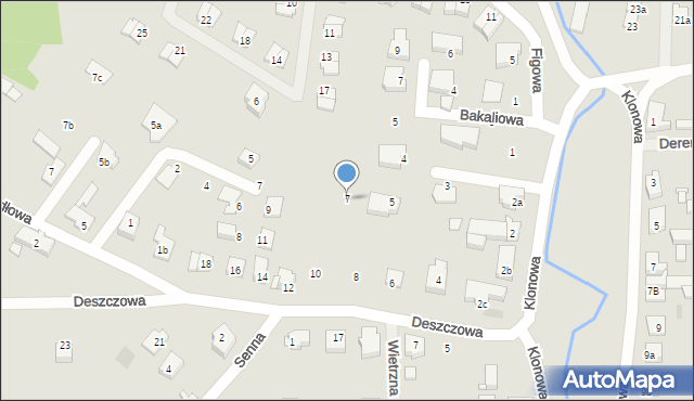 Szczecin, Konwaliowa, 7, mapa Szczecina