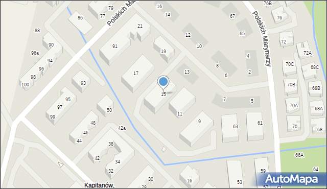 Szczecin, Kopańskiego Stanisława, gen., 15, mapa Szczecina