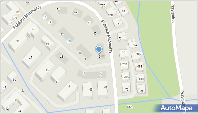 Szczecin, Kopańskiego Stanisława, gen., 2, mapa Szczecina