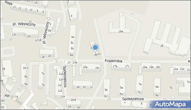 Szczecinek, Kopernika Mikołaja, 16, mapa Szczecinek