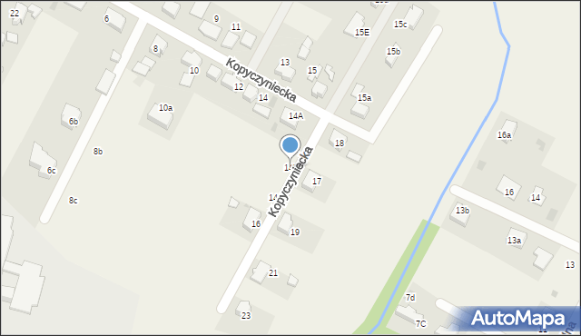 Szczepanów, Kopyczyniecka, 14b, mapa Szczepanów