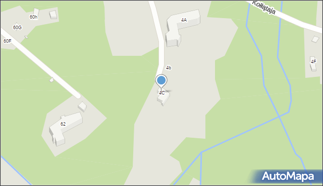 Szklarska Poręba, Kołłątaja Hugo, 4C, mapa Szklarska Poręba