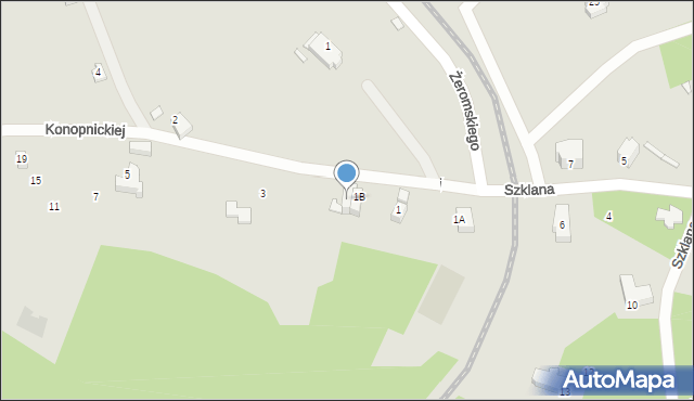 Szklarska Poręba, Konopnickiej Marii, 1C, mapa Szklarska Poręba