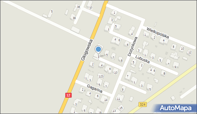 Szlichtyngowa, Kopernika Mikołaja, 1, mapa Szlichtyngowa