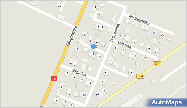 Szlichtyngowa, Kopernika Mikołaja, 6, mapa Szlichtyngowa