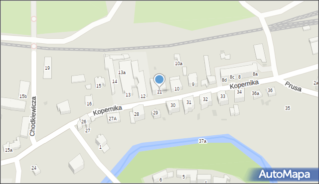 Szprotawa, Kopernika Mikołaja, 11, mapa Szprotawa