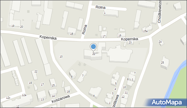 Szprotawa, Kopernika Mikołaja, 22, mapa Szprotawa