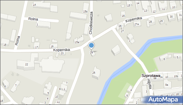 Szprotawa, Kopernika Mikołaja, 24, mapa Szprotawa