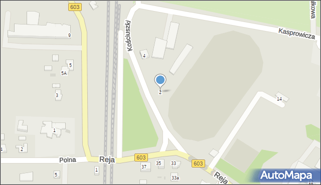 Sztum, Kościuszki Tadeusza, gen., 2, mapa Sztum