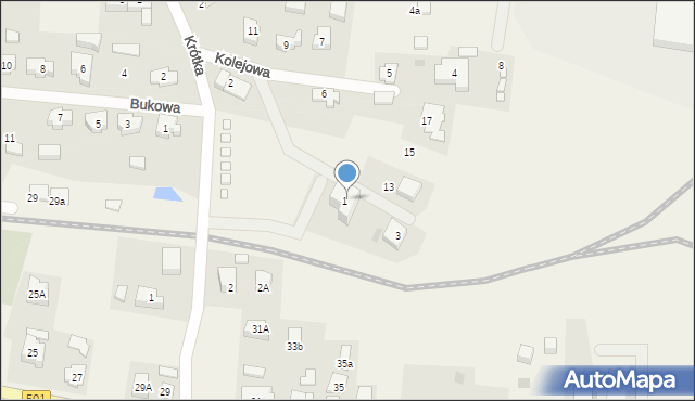 Sztutowo, Kolejowa, 1A, mapa Sztutowo