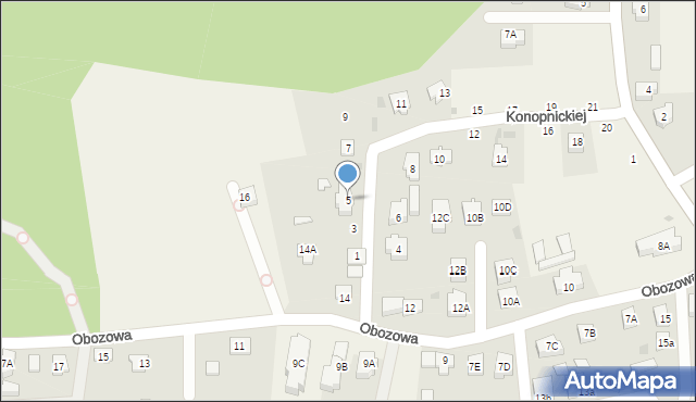 Sztutowo, Konopnickiej Marii, 5, mapa Sztutowo