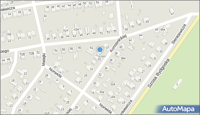 Szubin, Konopnickiej Marii, 35, mapa Szubin