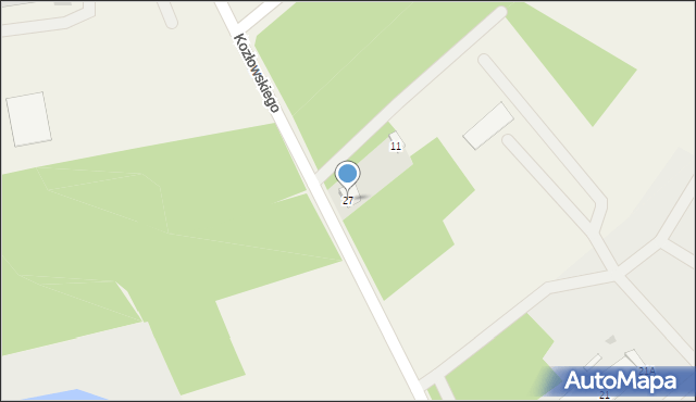 Szumowo, Kozłowskiego Antoniego, kpt., 27, mapa Szumowo