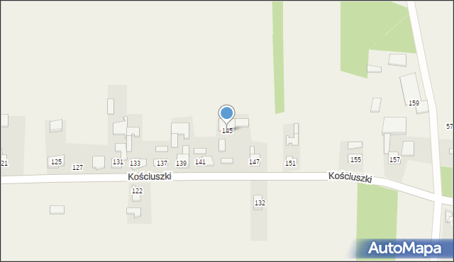 Szyce, Kościuszki Tadeusza, gen., 145, mapa Szyce