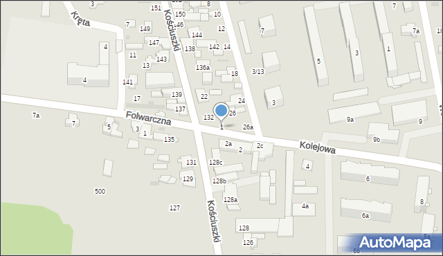 Szydłowiec, Kolejowa, 1, mapa Szydłowiec