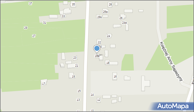 Szydłowiec, Kościuszki Tadeusza, gen., 18a, mapa Szydłowiec
