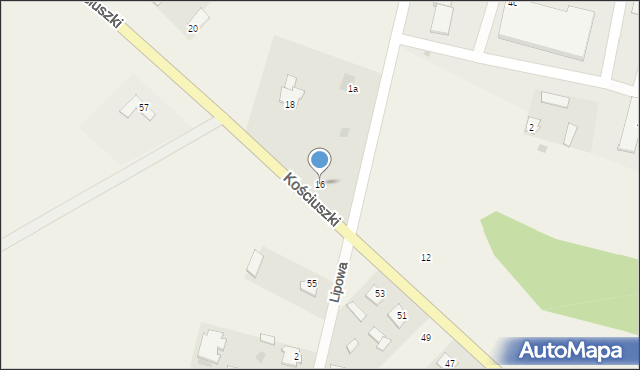 Szypliszki, Kościuszki Tadeusza, gen., 16, mapa Szypliszki