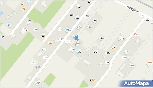 Targówka, Kolejowa, 136, mapa Targówka