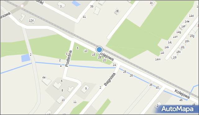 Targówka, Kolejowa, 18, mapa Targówka