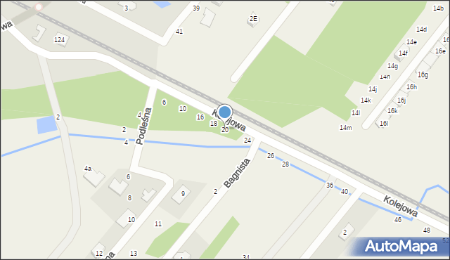 Targówka, Kolejowa, 20, mapa Targówka