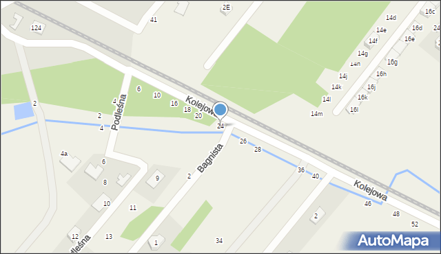 Targówka, Kolejowa, 24, mapa Targówka