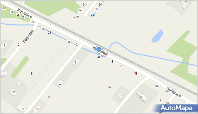 Targówka, Kolejowa, 46, mapa Targówka