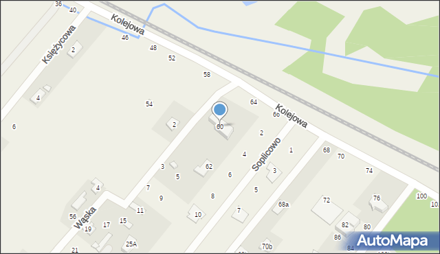 Targówka, Kolejowa, 60, mapa Targówka