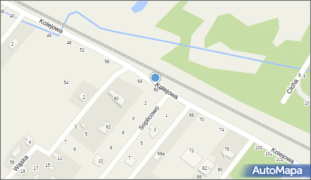 Targówka, Kolejowa, 66, mapa Targówka