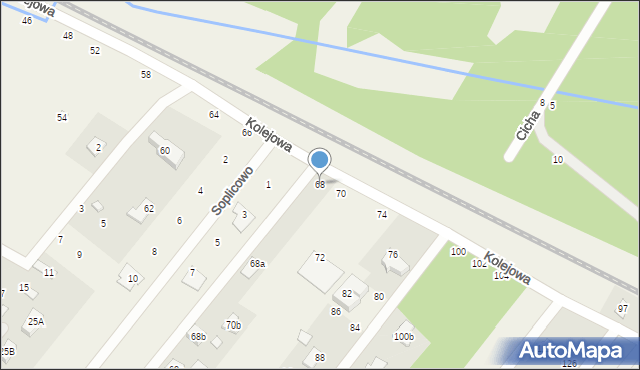 Targówka, Kolejowa, 68, mapa Targówka