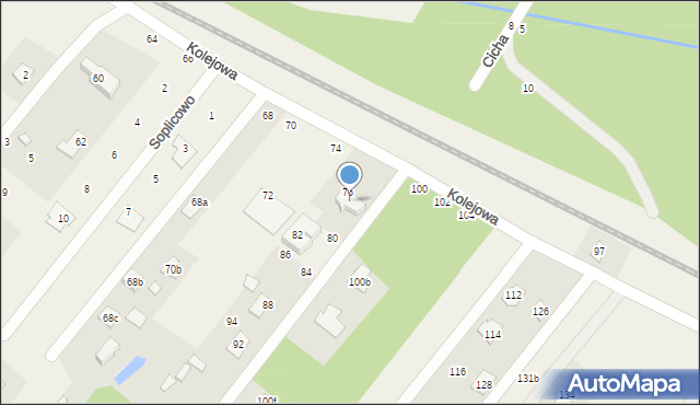 Targówka, Kolejowa, 78, mapa Targówka