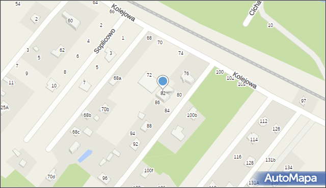 Targówka, Kolejowa, 82, mapa Targówka