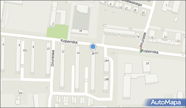 Tarnobrzeg, Kopernika Mikołaja, 16, mapa Tarnobrzegu