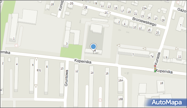 Tarnobrzeg, Kopernika Mikołaja, 5, mapa Tarnobrzegu