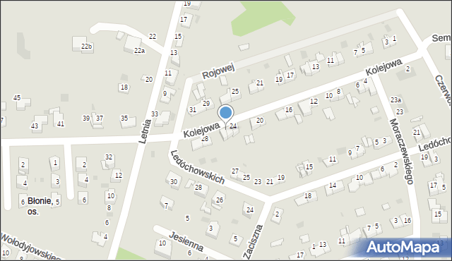 Tarnów, Kolejowa, 26, mapa Tarnów