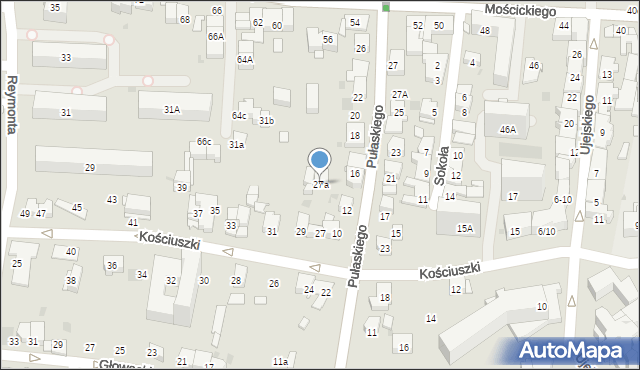 Tarnów, Kościuszki Tadeusza, gen., 27a, mapa Tarnów