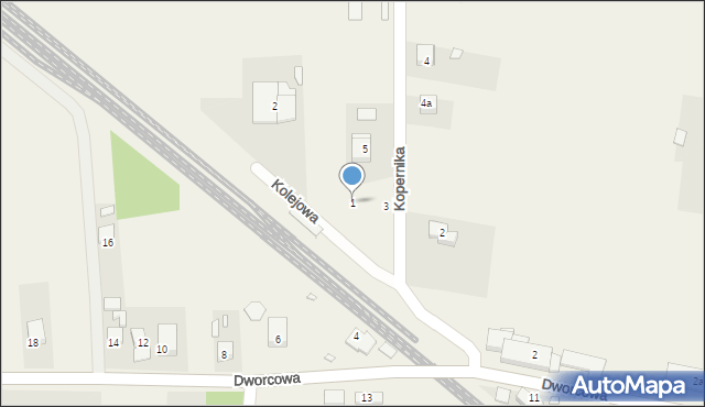 Tarnów Opolski, Kopernika Mikołaja, 1, mapa Tarnów Opolski
