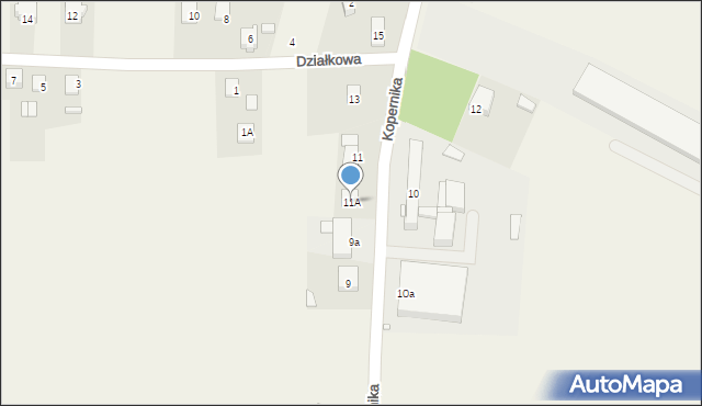 Tarnów Opolski, Kopernika Mikołaja, 11A, mapa Tarnów Opolski
