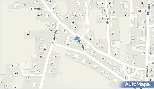 Tarnów Opolski, Koraszewskiego, 7, mapa Tarnów Opolski