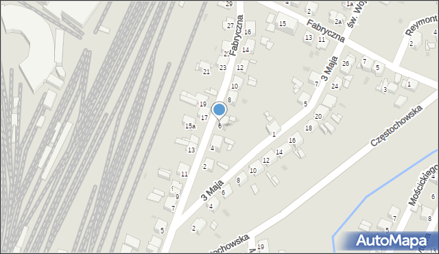 Tarnowskie Góry, Korfantego Wojciecha, 6, mapa Tarnowskie Góry