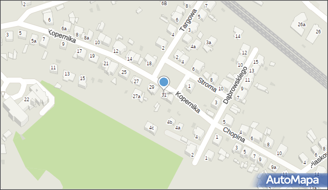 Tarnowskie Góry, Kopernika Mikołaja, 31, mapa Tarnowskie Góry