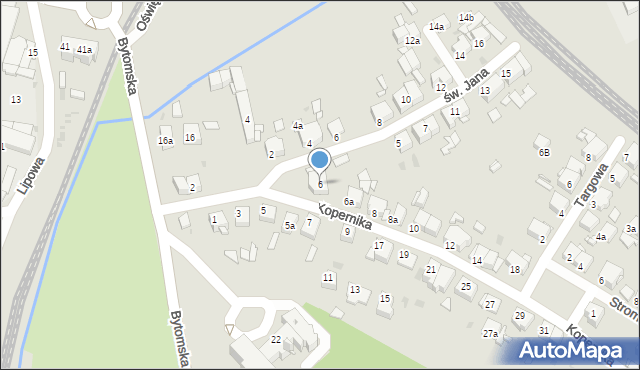 Tarnowskie Góry, Kopernika Mikołaja, 6, mapa Tarnowskie Góry