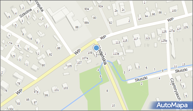 Terespol, Kodeńska, 2, mapa Terespol