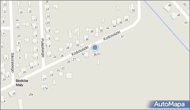 Terespol, Kościuszki Tadeusza, gen., 35, mapa Terespol