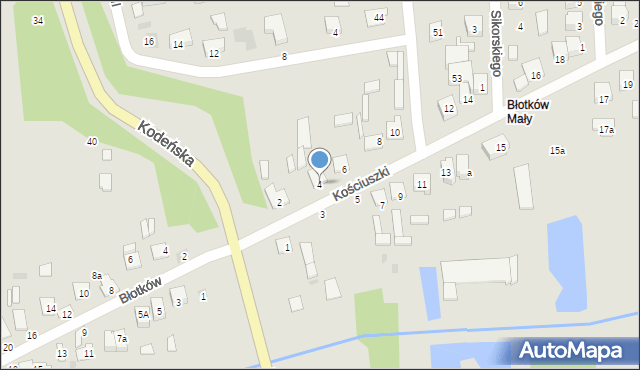 Terespol, Kościuszki Tadeusza, gen., 4, mapa Terespol