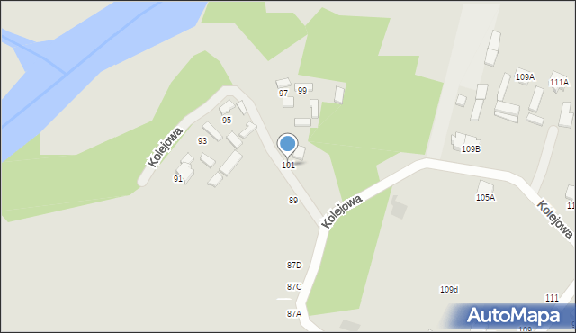 Tomaszów Mazowiecki, Kolejowa, 101, mapa Tomaszów Mazowiecki