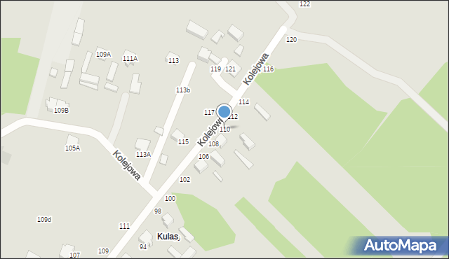 Tomaszów Mazowiecki, Kolejowa, 110, mapa Tomaszów Mazowiecki