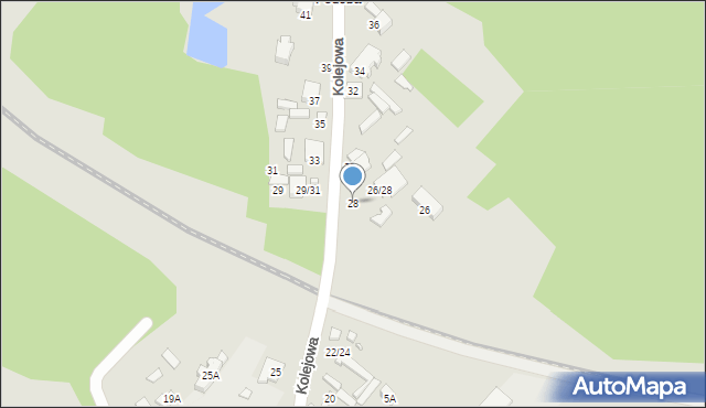 Tomaszów Mazowiecki, Kolejowa, 28, mapa Tomaszów Mazowiecki