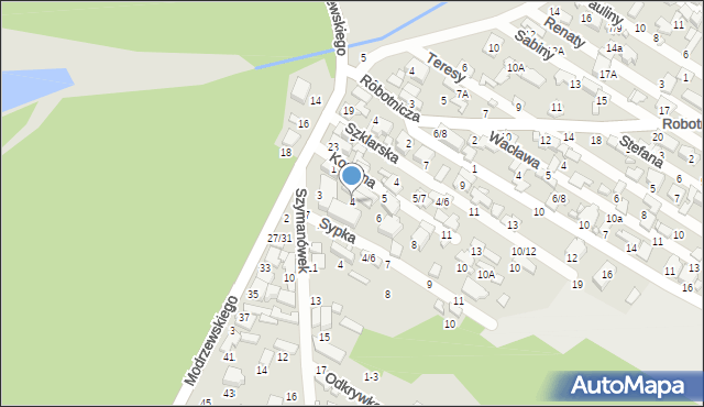 Tomaszów Mazowiecki, Kopalna, 4, mapa Tomaszów Mazowiecki