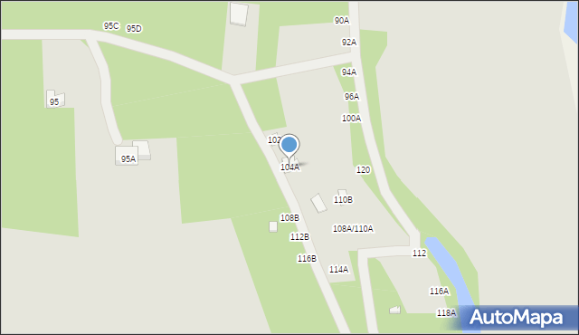 Tomaszów Mazowiecki, Kotlinowa, 104A, mapa Tomaszów Mazowiecki