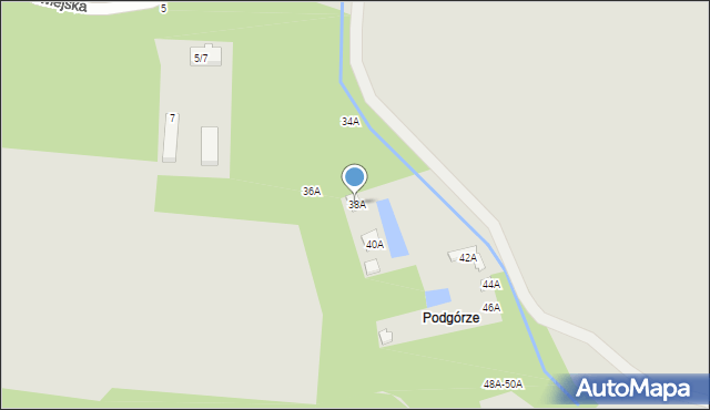 Tomaszów Mazowiecki, Kotlinowa, 38A, mapa Tomaszów Mazowiecki